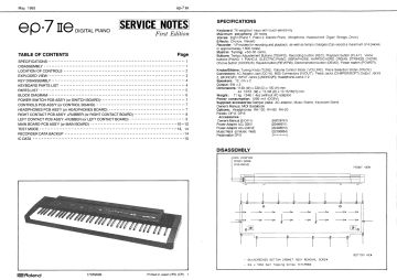 Roland-EP7 ;Mk2 e_EP7 ii e-1993.Piano preview